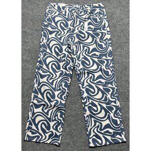 Rue21 Jeans Womens Plus 2X Blue Denim Skate Straight Leg Stretch High Rise New